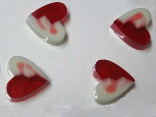 Chunky Heart PVC Soap Mould, 120g (SB-78)
