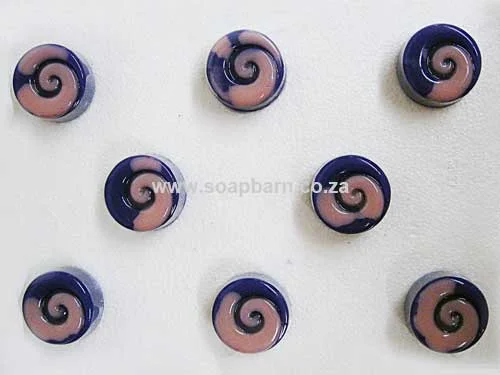 Swirl Guest Soap PVC Soap Mould, 40g (SB-97)