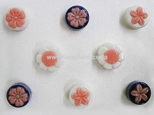 Assorted Guest Soap Flowers PVC Soap Mould, 40g (SB-100)