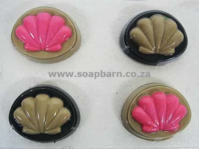 Oval Shell PVC Soap Mould, 50g (SB-211)