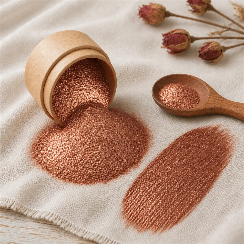 Mica Red Copper 10ml - rosy red copper mica powder, The Soap Barn